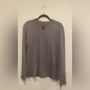 7 for all mankind grey long sleeve Henley